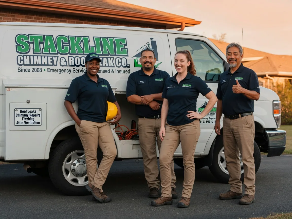 Chimney flashing repair company in Stockton, KS